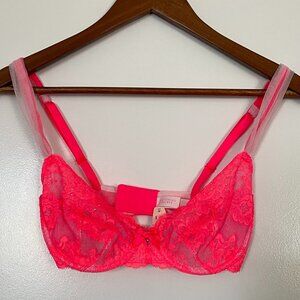 Victoria's Secret Unlined Demi Bra Size 32DD